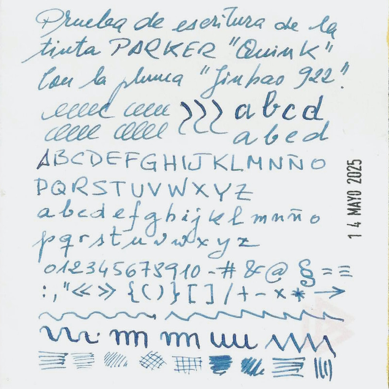 Parker Quink Azul-negra